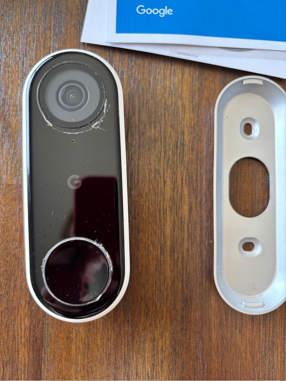Google Nest Doorbell - Black and White Trim